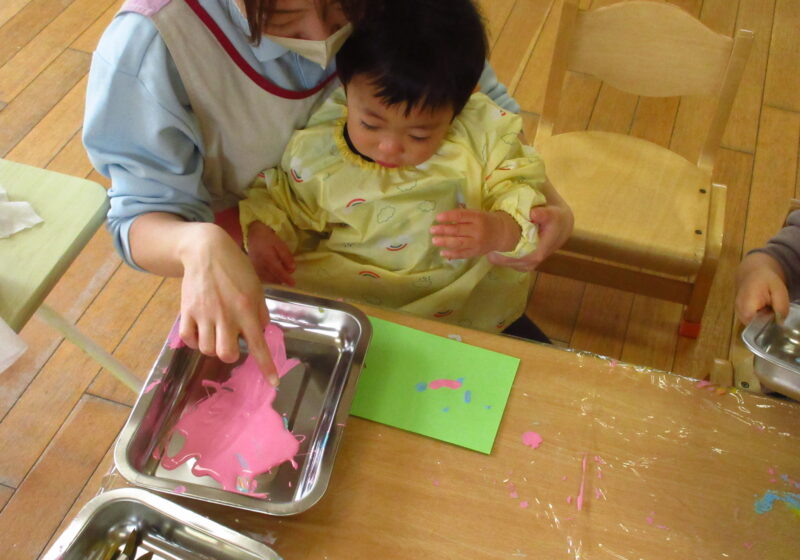 先生にやり方を教えてもらってるよ☆