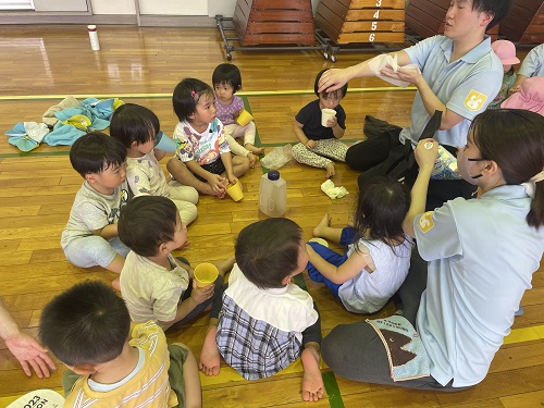 こまめな休息と水分補給も欠かせずとります😊