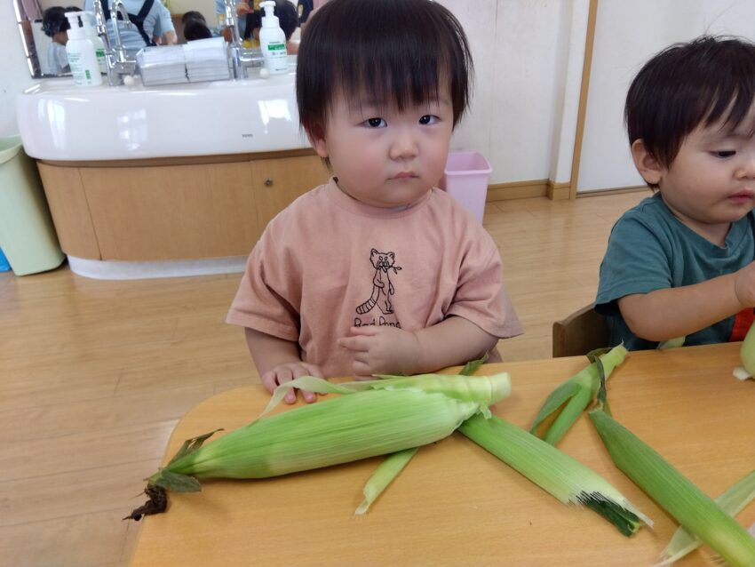 少し緊張気味のお友だちです💡