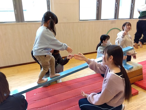 体育活動がはじまった当初から今日までに沢山のできることが増えました👏